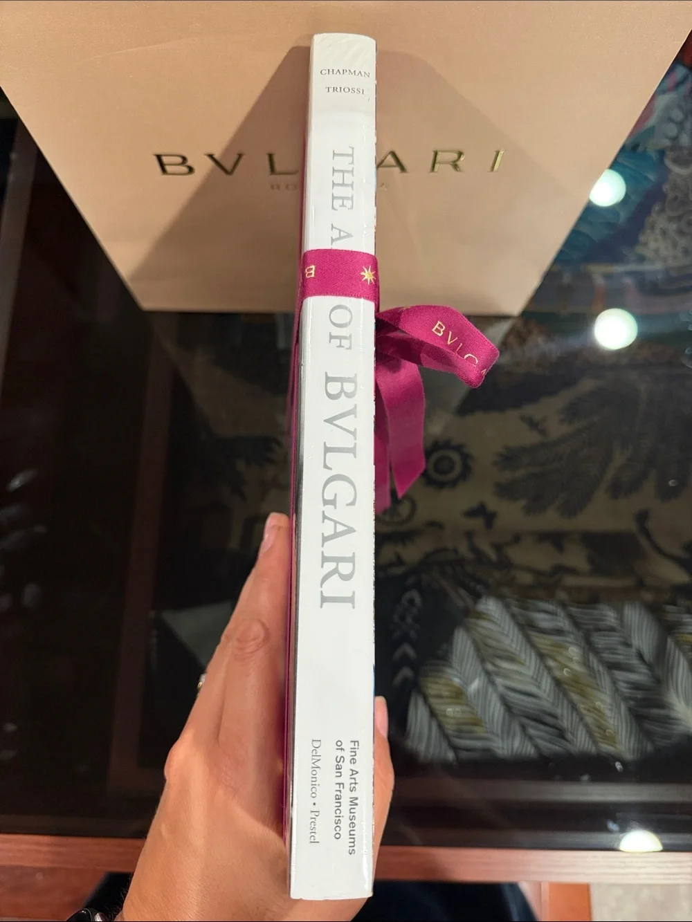 BVLGARI unopened coffee table book ready for gifting in nylon with bag